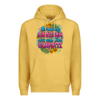 Antique Gold throwing sarcasm around like confetti Premium Hoodie - Zillion Design Studio