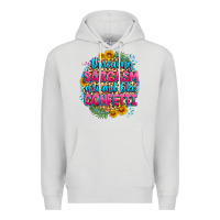Dove Grey throwing sarcasm around like confetti Premium Hoodie - Zillion Design Studio