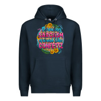 Navy throwing sarcasm around like confetti Premium Hoodie - Zillion Design Studio