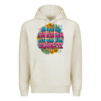 Oatmeal Heather throwing sarcasm around like confetti Premium Hoodie - Zillion Design Studio