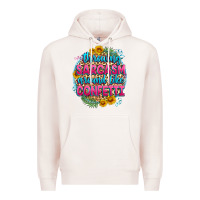 Pale Pink throwing sarcasm around like confetti Premium Hoodie - Zillion Design Studio