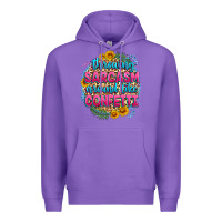 Purple throwing sarcasm around like confetti Premium Hoodie - Zillion Design Studio