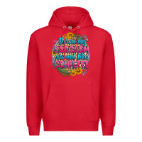 Red throwing sarcasm around like confetti Premium Hoodie - Zillion Design Studio