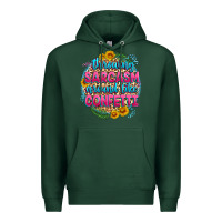 Sports Green throwing sarcasm around like confetti Premium Hoodie - Zillion Design Studio