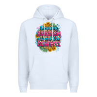 White throwing sarcasm around like confetti Premium Hoodie - Zillion Design Studio