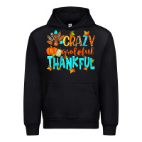 Black crazy grateful thankful Urban Hoodie - Zillion Design Studio