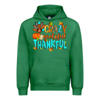 Emerald crazy grateful thankful Urban Hoodie - Zillion Design Studio