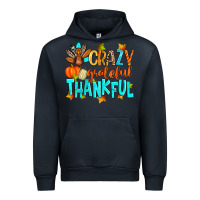 Navy crazy grateful thankful Urban Hoodie - Zillion Design Studio