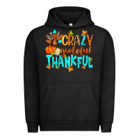Pigment Black crazy grateful thankful Urban Hoodie - Zillion Design Studio