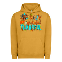 Pigment Peanut Butter crazy grateful thankful Urban Hoodie - Zillion Design Studio