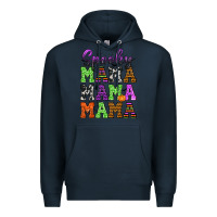 Navy Spooky Mama Premium Hoodie - texasbilliewilder