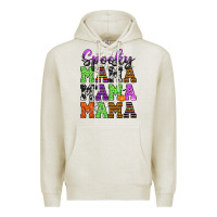 Oatmeal Heather Spooky Mama Premium Hoodie - texasbilliewilder