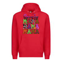 Red Spooky Mama Premium Hoodie - texasbilliewilder