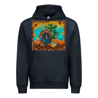 Navy turkey and pumpkins Urban Hoodie - RanaPortraitStore