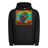 Pigment Black turkey and pumpkins Urban Hoodie - RanaPortraitStore