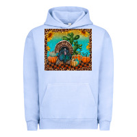 Pigment Grape Ice turkey and pumpkins Urban Hoodie - RanaPortraitStore