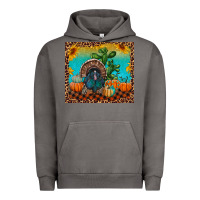 Pigment Tornado turkey and pumpkins Urban Hoodie - RanaPortraitStore