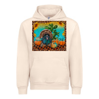 Sandshell turkey and pumpkins Urban Hoodie - RanaPortraitStore