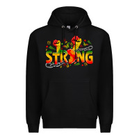 Black strong juneteenth Premium Hoodie - Zillion Design Studio