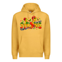 Mustard strong juneteenth Premium Hoodie - Zillion Design Studio