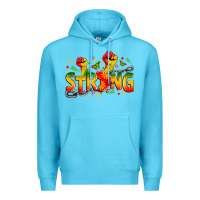 Ocean Blue strong juneteenth Premium Hoodie - Zillion Design Studio