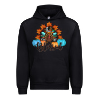Black thanksgiving turkey pumpkin blessed Urban Hoodie - RanaPortraitStore