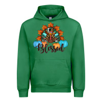 Emerald thanksgiving turkey pumpkin blessed Urban Hoodie - RanaPortraitStore