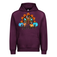 Mauve Wine thanksgiving turkey pumpkin blessed Urban Hoodie - RanaPortraitStore