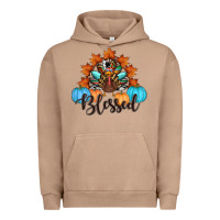Pigment Burro thanksgiving turkey pumpkin blessed Urban Hoodie - RanaPortraitStore