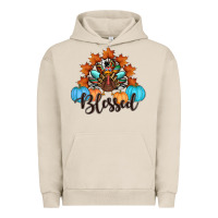 Pigment French Oak thanksgiving turkey pumpkin blessed Urban Hoodie - RanaPortraitStore