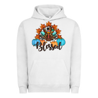 Pigment Lunar Rock thanksgiving turkey pumpkin blessed Urban Hoodie - RanaPortraitStore
