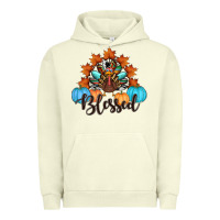 Pigment Pistachio thanksgiving turkey pumpkin blessed Urban Hoodie - RanaPortraitStore