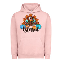 Pigment Salmon thanksgiving turkey pumpkin blessed Urban Hoodie - RanaPortraitStore