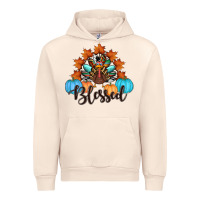 Sandshell thanksgiving turkey pumpkin blessed Urban Hoodie - RanaPortraitStore