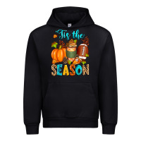 Black 'tis the season american  football Urban Hoodie - Zillion Design Studio