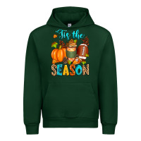 Forest Green 'tis the season american  football Urban Hoodie - Zillion Design Studio