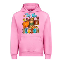 Fuchsia Pink 'tis the season american  football Urban Hoodie - Zillion Design Studio
