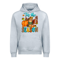 Heather Grey 'tis the season american  football Urban Hoodie - Zillion Design Studio