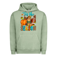 Pigment Oil Green 'tis the season american  football Urban Hoodie - Zillion Design Studio