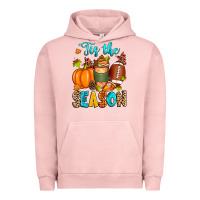 Pigment Salmon 'tis the season american  football Urban Hoodie - Zillion Design Studio