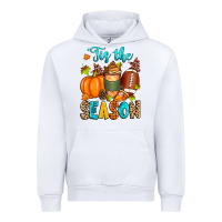 White 'tis the season american  football Urban Hoodie - Zillion Design Studio