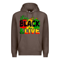 Coffee stay black and live Premium Hoodie - Zillion Design Studio