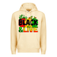 Pina Colada stay black and live Premium Hoodie - Zillion Design Studio