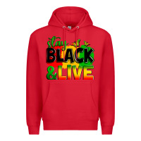 Red stay black and live Premium Hoodie - Zillion Design Studio