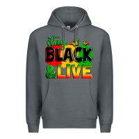 Rock stay black and live Premium Hoodie - Zillion Design Studio