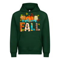 Forest Green welcome fall Urban Hoodie - Zillion Design Studio