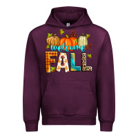Mauve Wine welcome fall Urban Hoodie - Zillion Design Studio