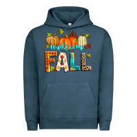 Pigment Midnight Navy welcome fall Urban Hoodie - Zillion Design Studio