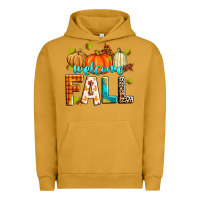 Pigment Peanut Butter welcome fall Urban Hoodie - Zillion Design Studio