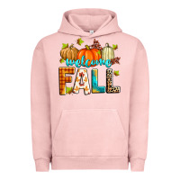 Pigment Salmon welcome fall Urban Hoodie - Zillion Design Studio